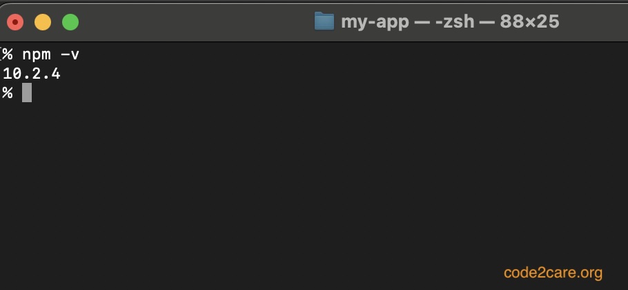 install npm on Mac